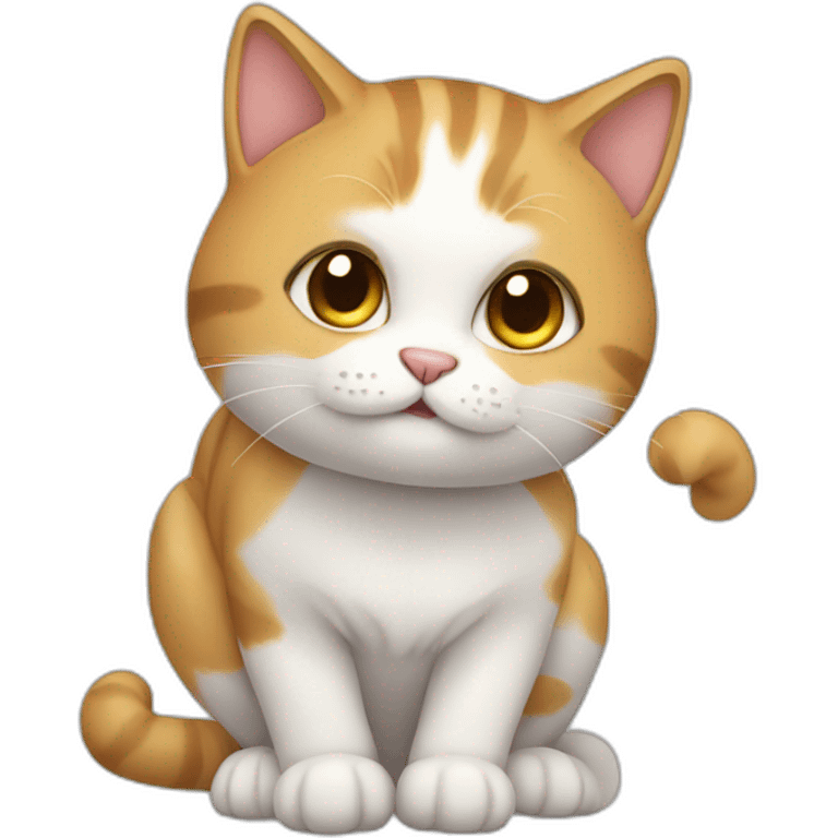 cute developer cat emoji