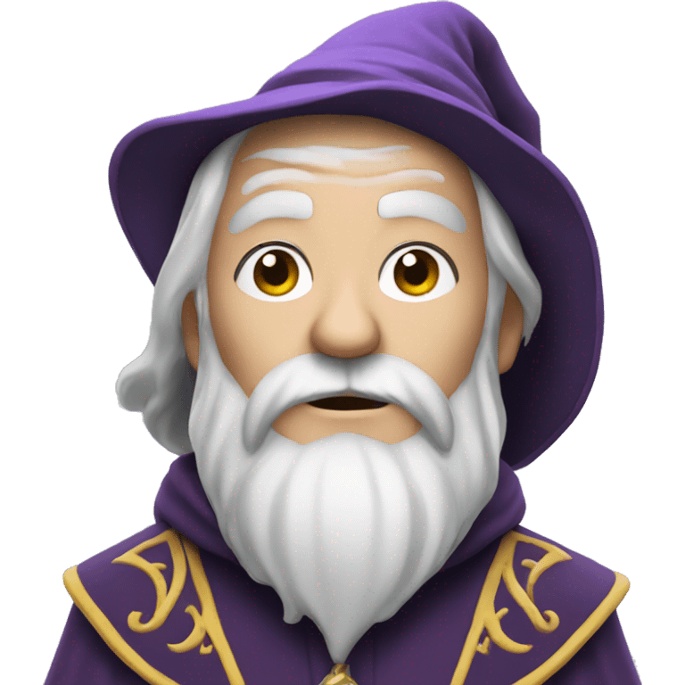 Wizard Looking up emoji