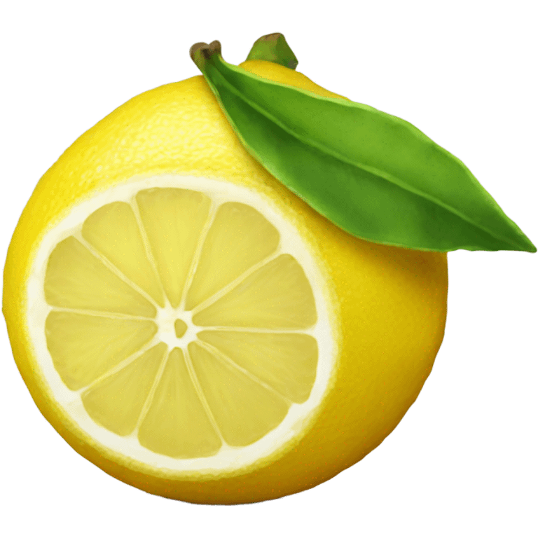 Dry lemon emoji