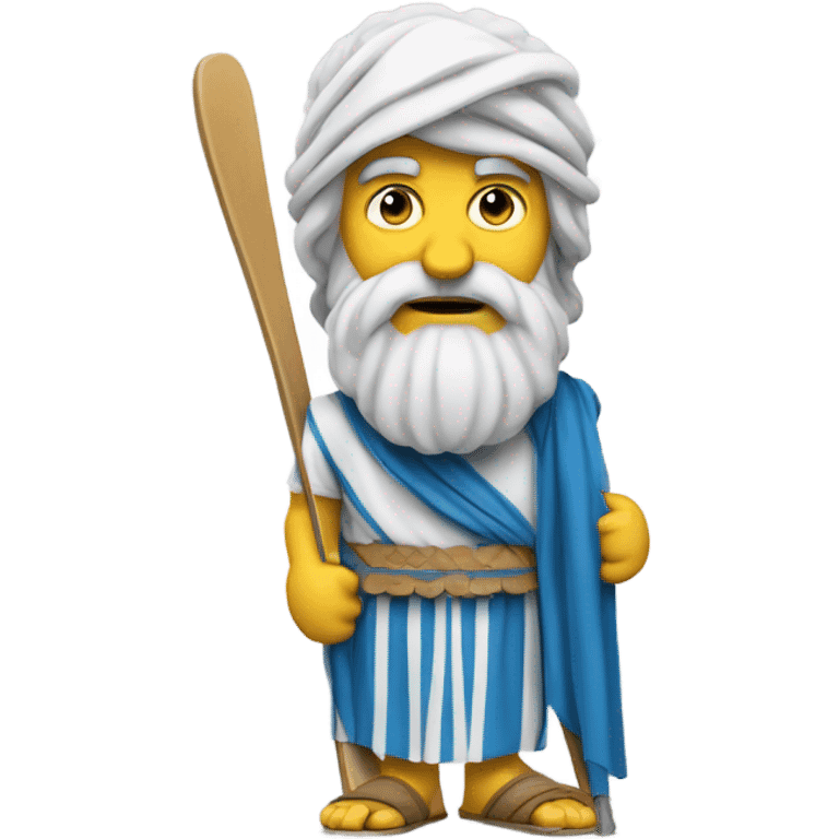 Socrates on pair of skis emoji