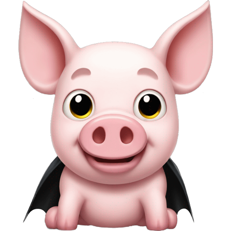 Batman pig emoji