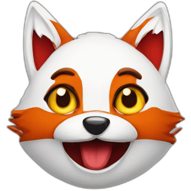 Fuchs mit Blut emoji