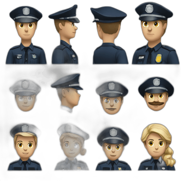 Police belge emoji