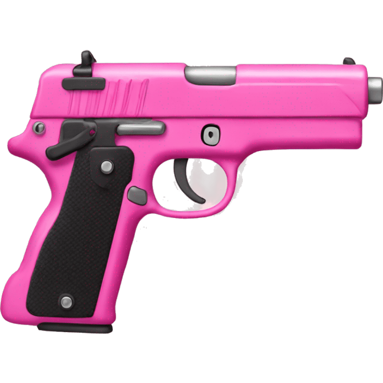 pink gun emoji