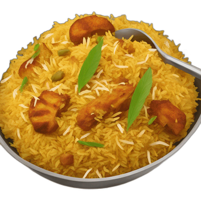 Hyderabad biryani emoji