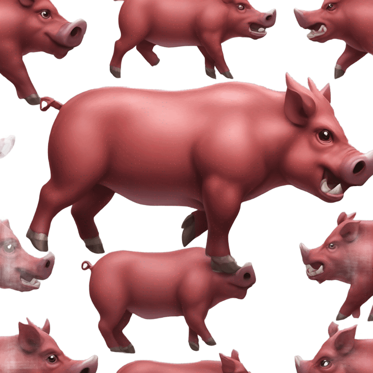 Arkansas Razorback tough  emoji