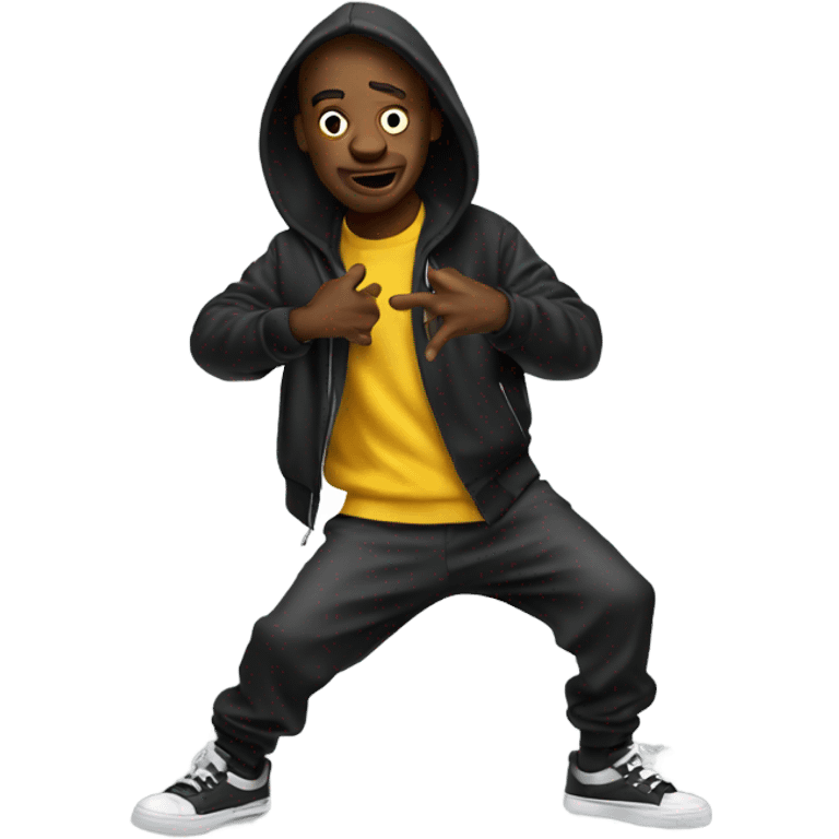 Hiphop dance emoji