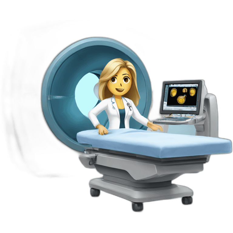 Posh-Radiologist-performing-breast-mri-to-leni-klum emoji