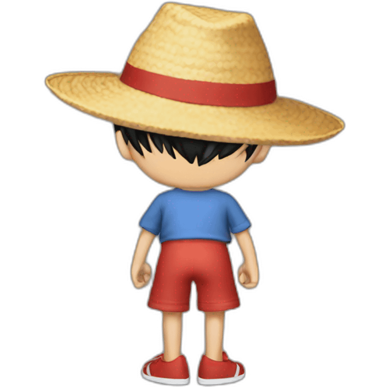 Luffy is watching YouTube  emoji