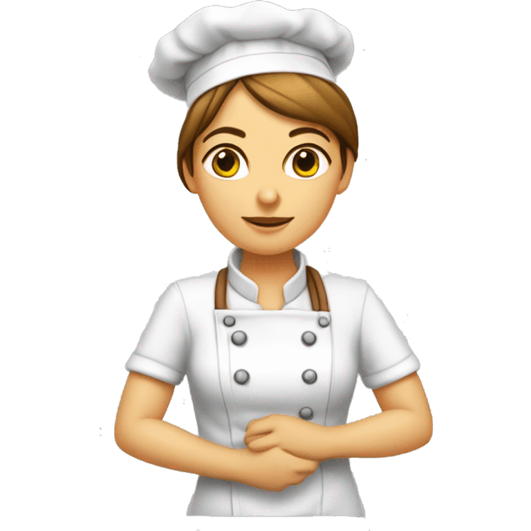 Cocinera con logo de paquis  emoji