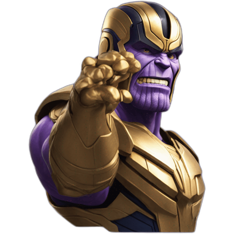 Thanos clacking  emoji