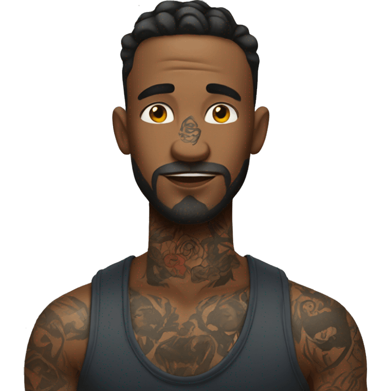 Man with tattoos  emoji