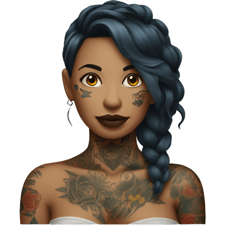 tattooed-woman emoji