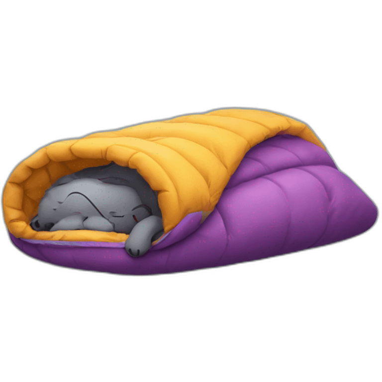 happy-sleeping-bag emoji