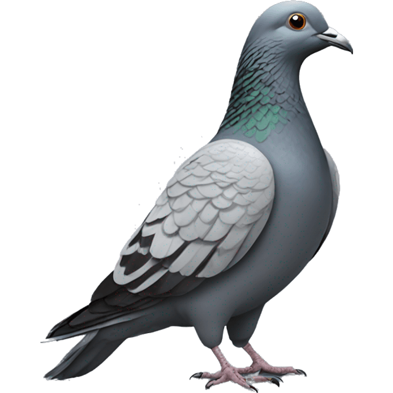 pigeon with long weave  emoji