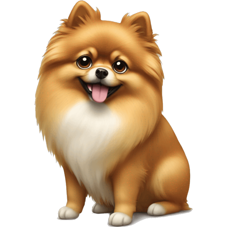 Pomerania dog emoji