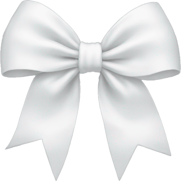 white bow emoji