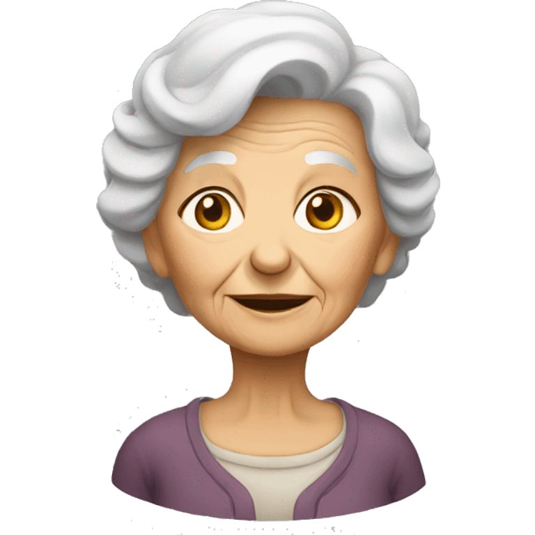 old lady emoji