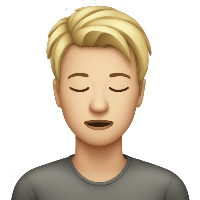 Migraine person emoji