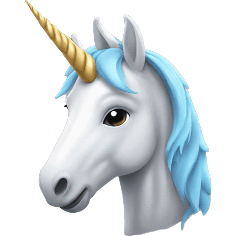 Unicorn wearing a hoodie emoji