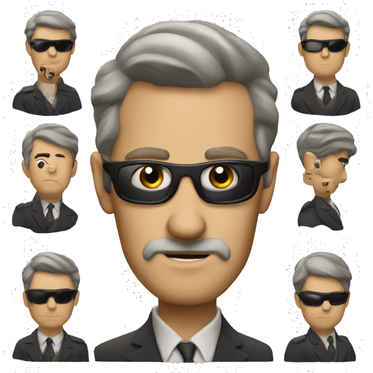 spy secret gent emoji