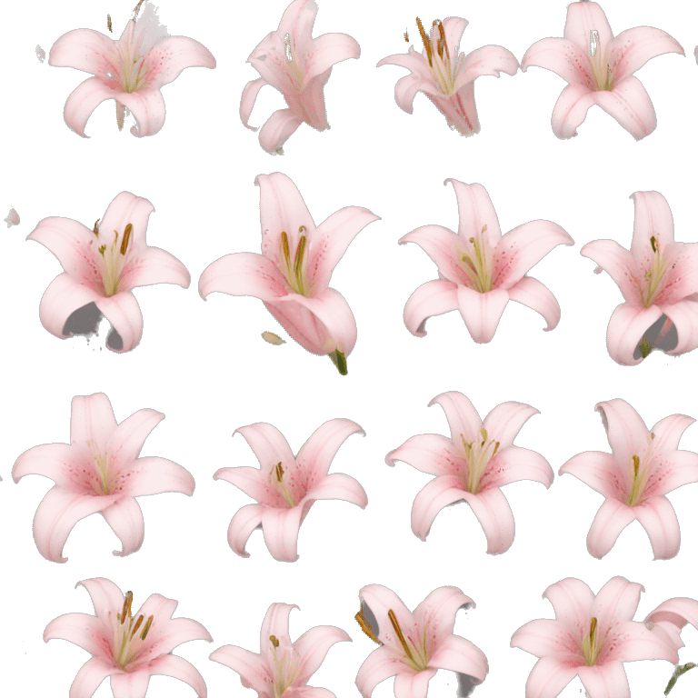 light pink lilium emoji