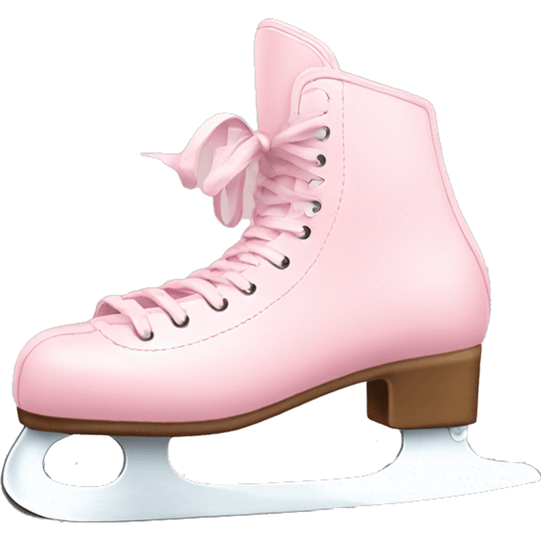 pastel pink ice skates emoji