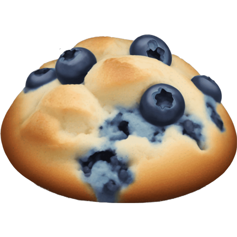 Blue berry muffin emoji