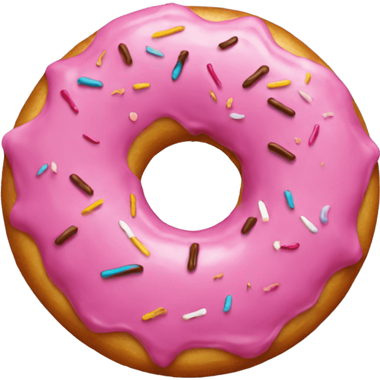 Plain donut emoji