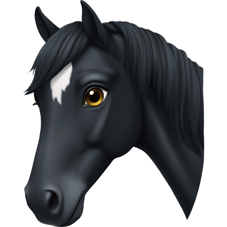 black horse emoji