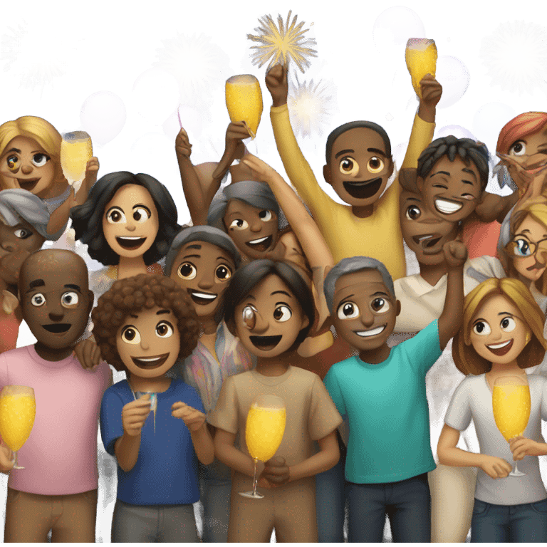 New year celebration emoji