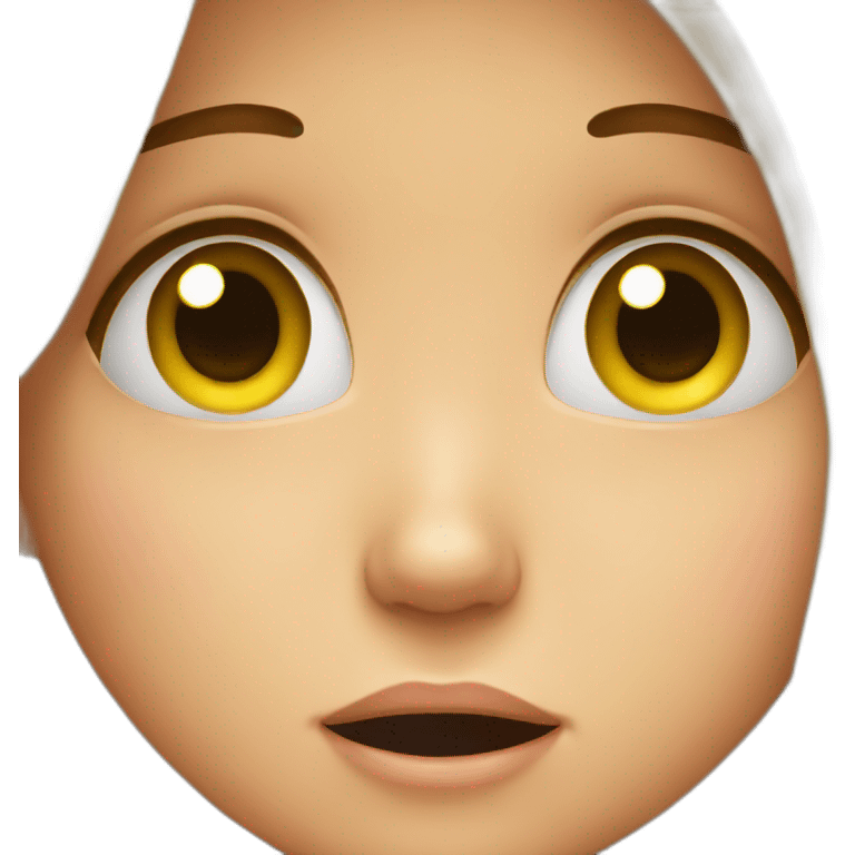 Girl is crying because she is hungry  emoji