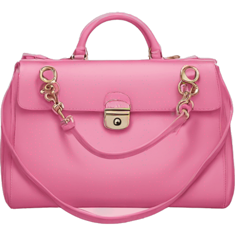 pink bag guess emoji