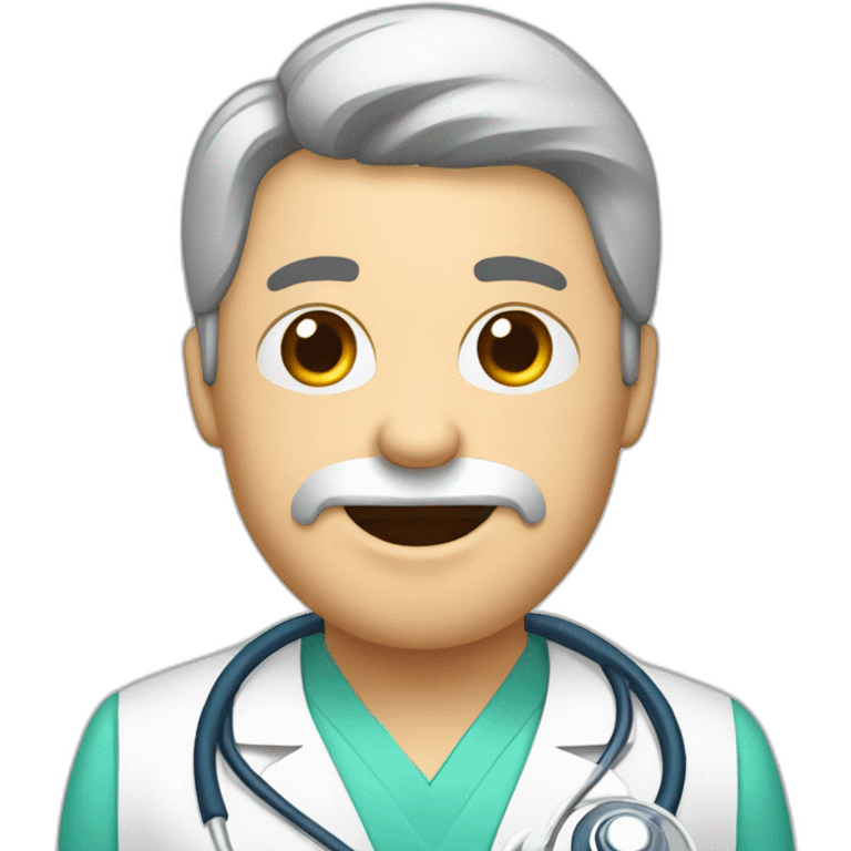 patient call siilo being operated on by a doctor called doctolib emoji