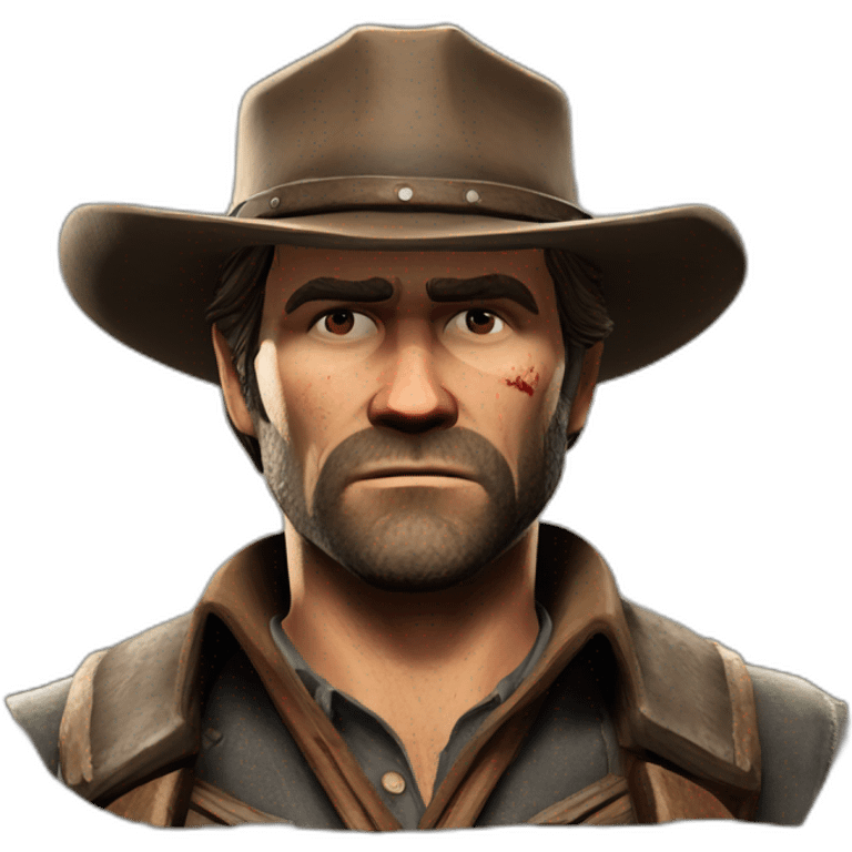 Arthur Morgan de red dead rédemption 2 emoji