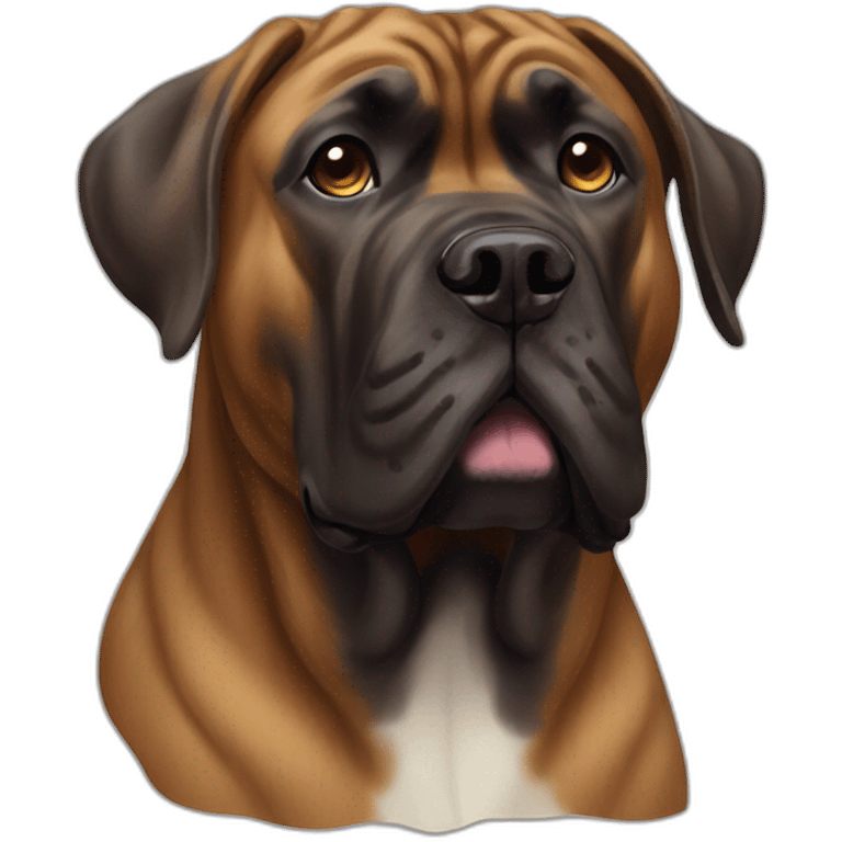 brindle bull mastiff emoji