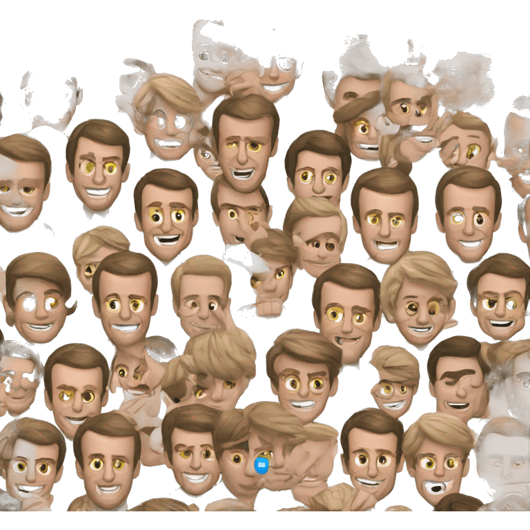 emmanuel macron complètement choqué emoji