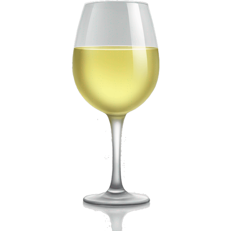 White wine glass emoji