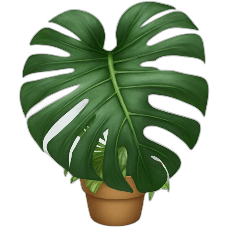 Monstera variegata  emoji