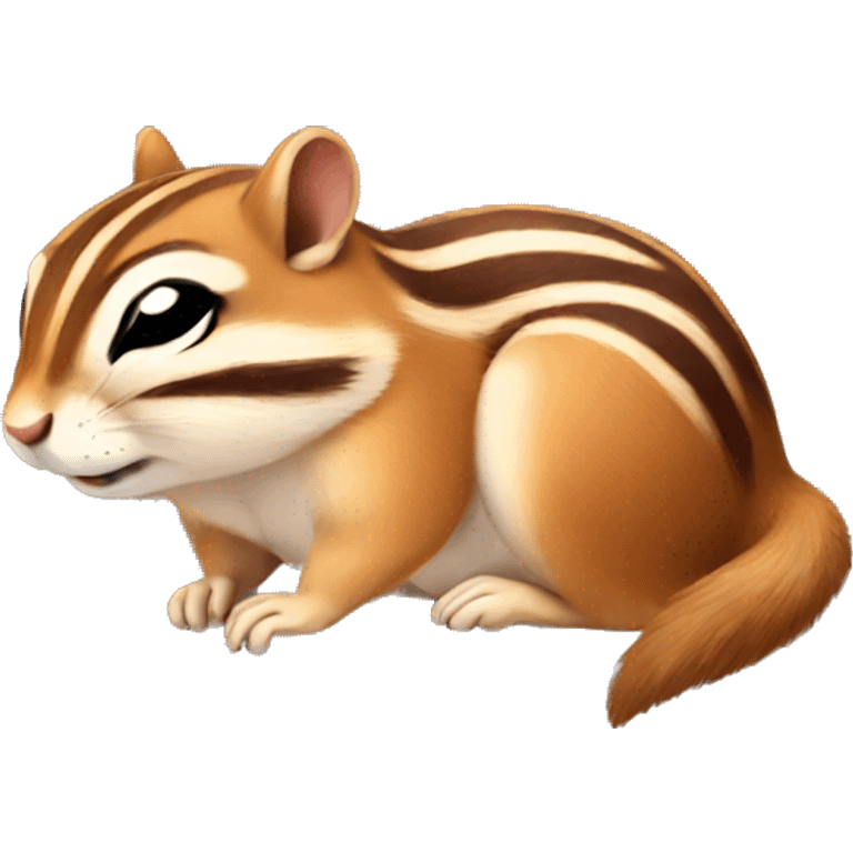 Sleeping chipmunk emoji