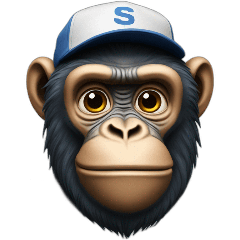 ape with a cap emoji