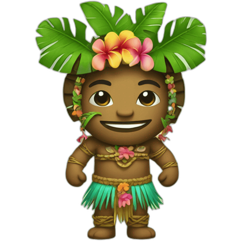 Borabora tiki dancer emoji