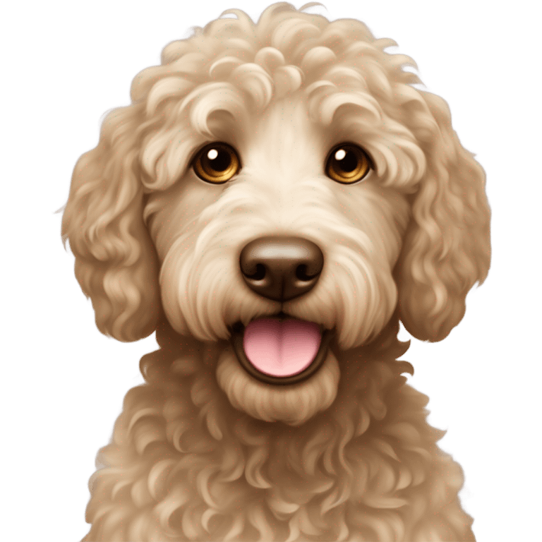 Labradoodle  emoji