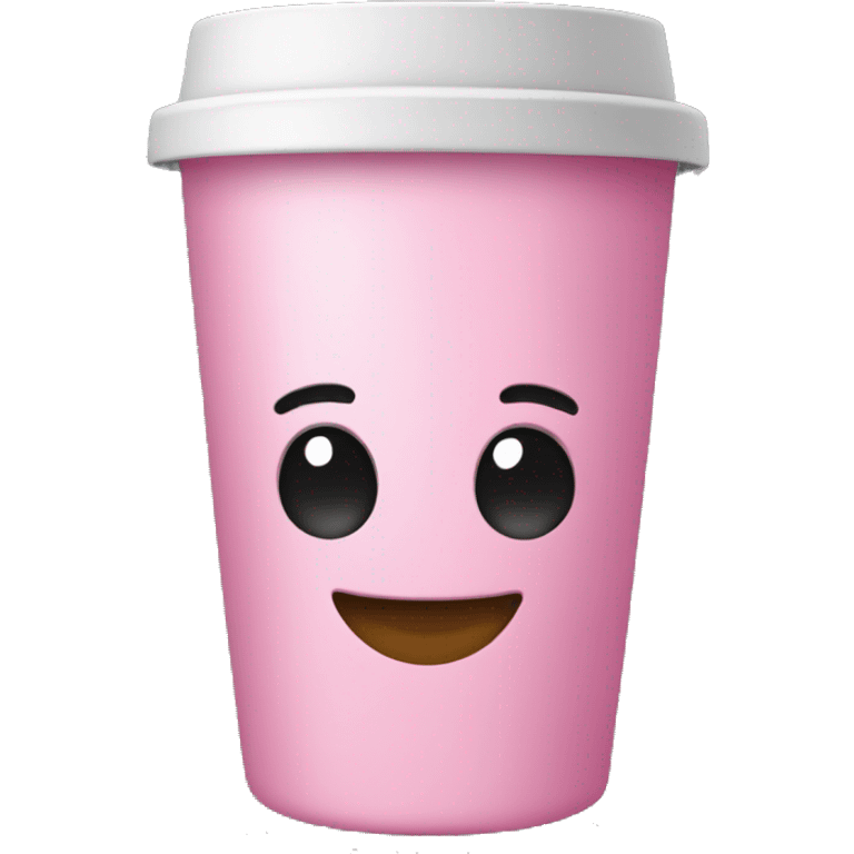 Pink tumbler cup emoji