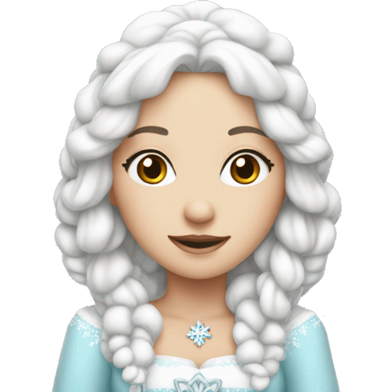  White Snow Maiden emoji