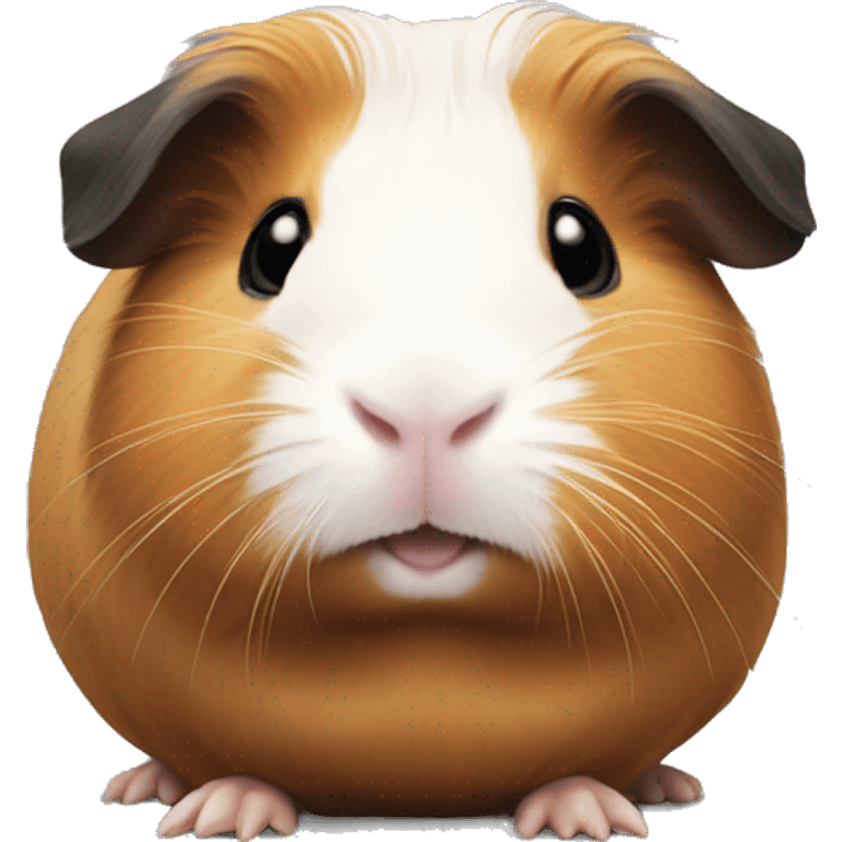 Guinea pig from Site in black emoji