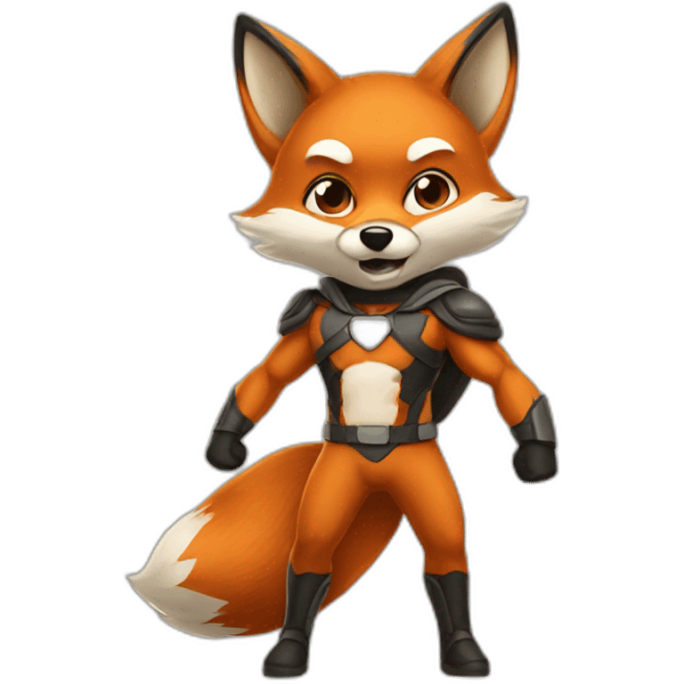 fox super hero emoji