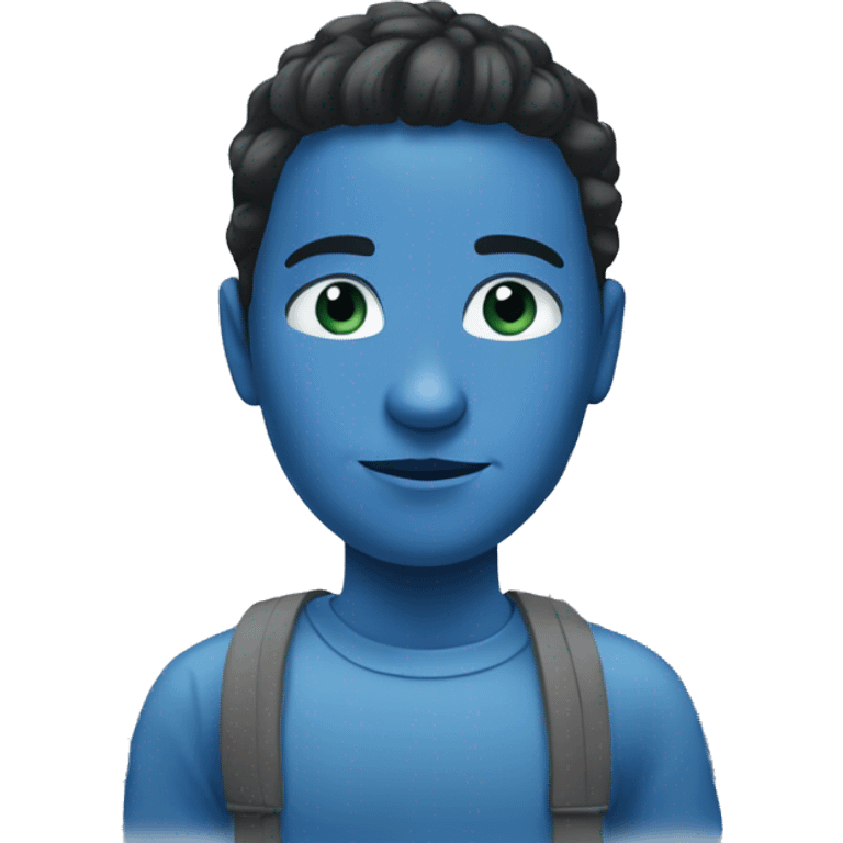 Avatar blue people emoji