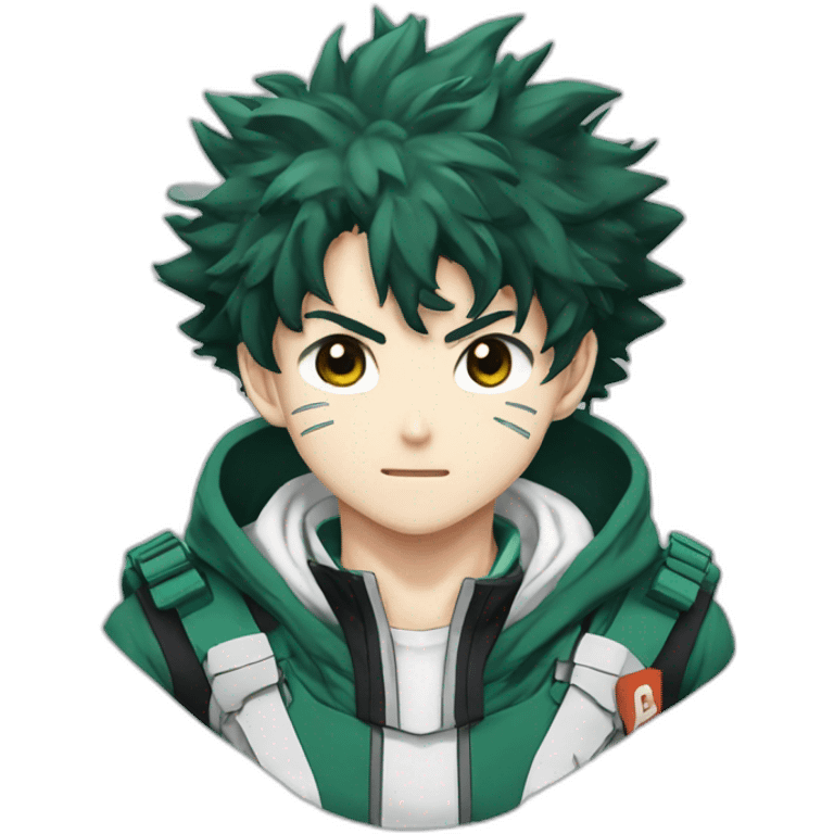 Izuku Midoria my hero academia emoji