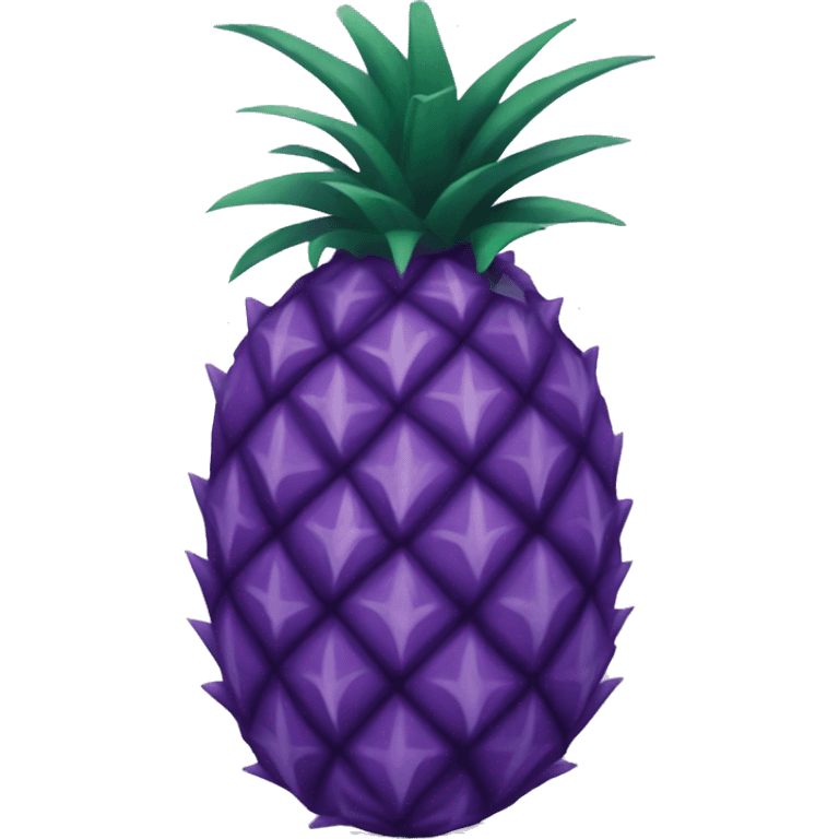 purple pineapple that is purple emoji